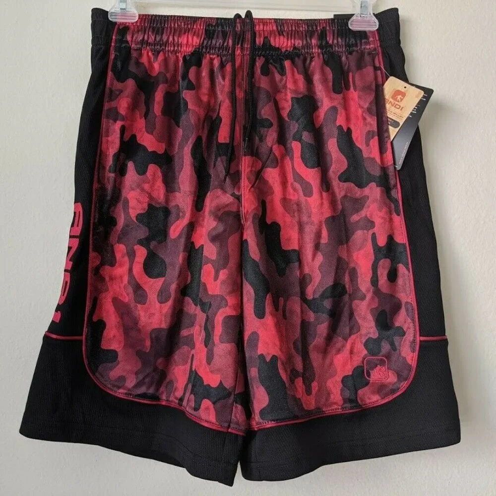 New Mens Basketball Shorts by And1.**Elastic Waist Size L.